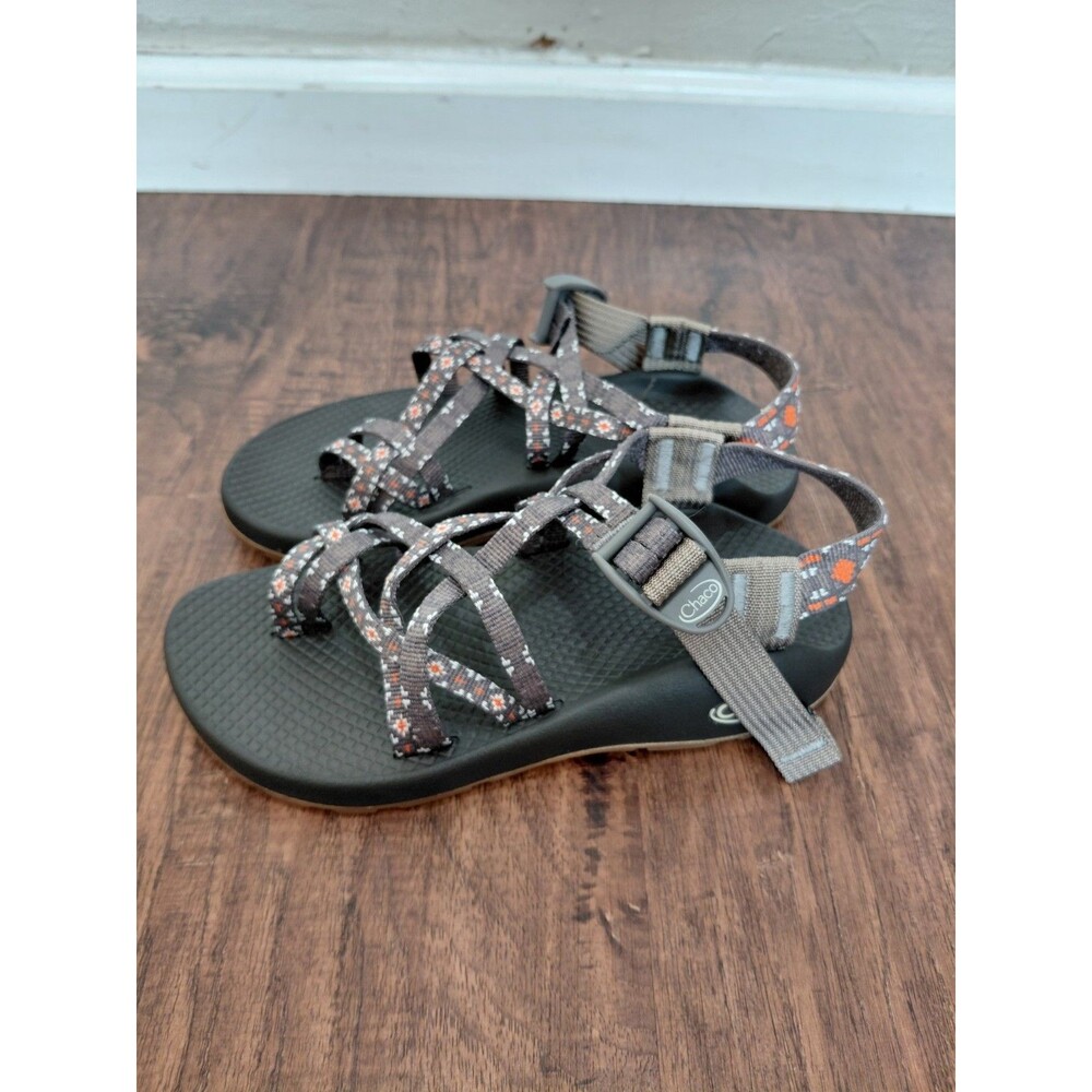 Chaco Womens ZX2 Classic Sandal Size 5 Gray Toe Loop Adjustable